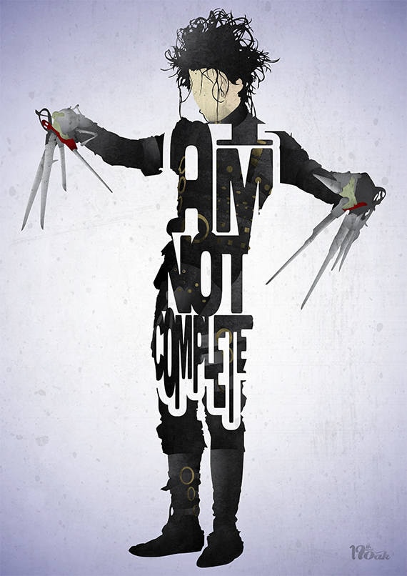 Edward Scissorhands Movie Poster 24in x36in