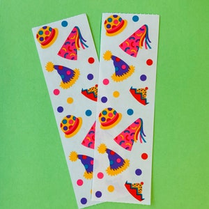 Stickers feestmuts van mevrouw Grossman