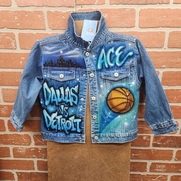 Airbrush Jacket Etsy