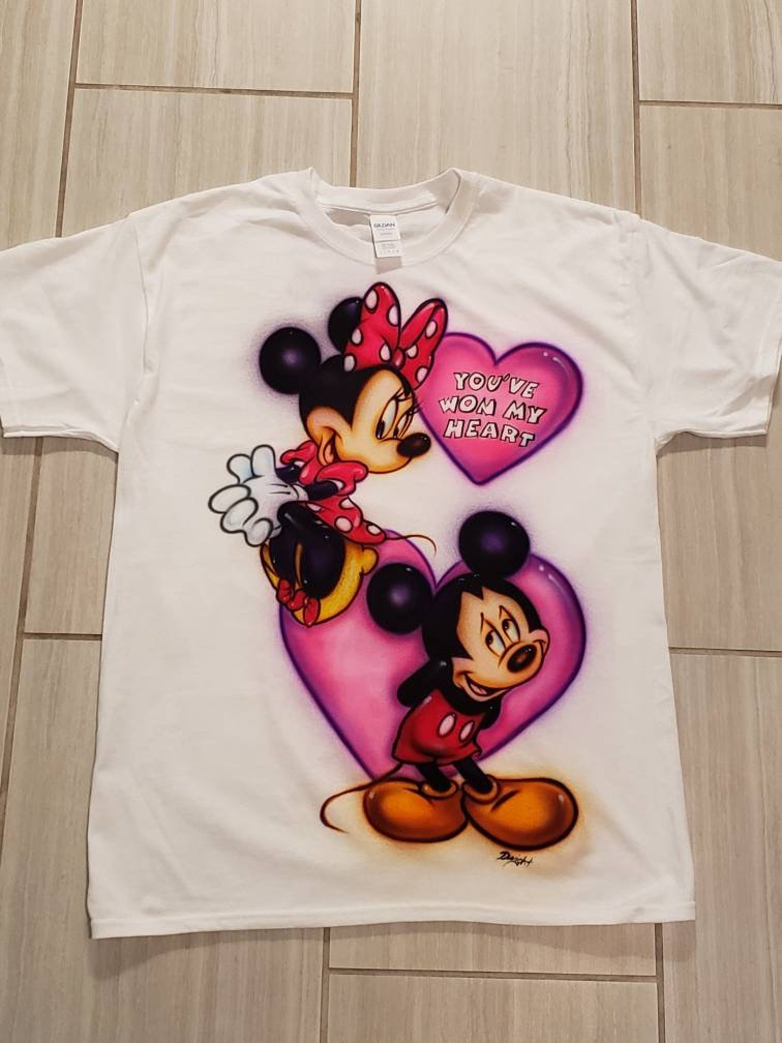 Custom Airbrush Tshirt Etsy