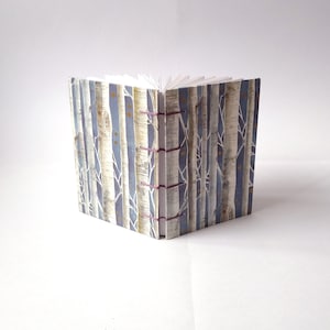 Silver Birches A6 Coptic Bound Sketchbook