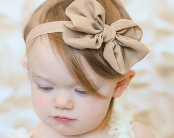 baby Hair Bow Baby Kinley Kate Baby Bow Set of 4 Small Loopy Headbands baby girl bow headbands white bow baby headband pink bow