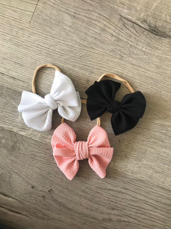 cotton bow headband
