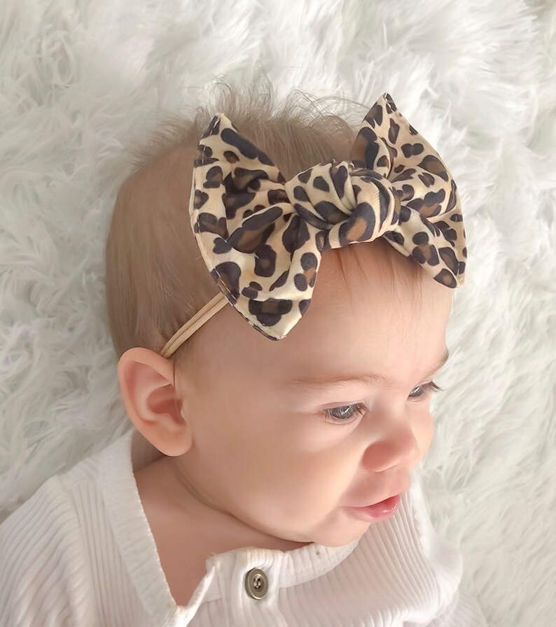 Cotton Headbands Tie Dye Leopard Comfy Baby Newborn Girls Etsy