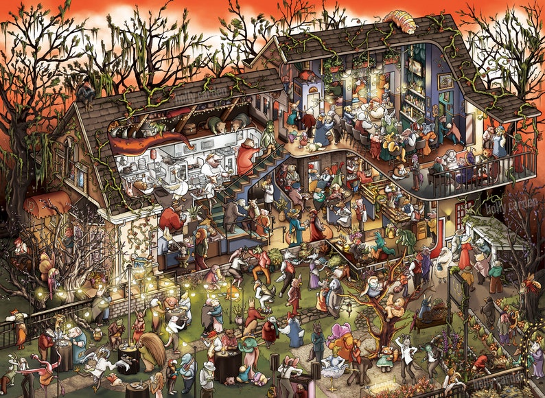 NEW The Fable Lounge 1000 Piece Jigsaw Puzzle image 2