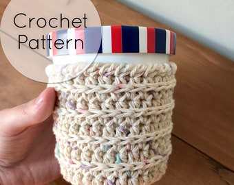 Pint Size Ice Cream Cozy/PDF Crochet Pattern/Reusable/Eco-friendly/Pattern Download/Easy Quick DIY Gift
