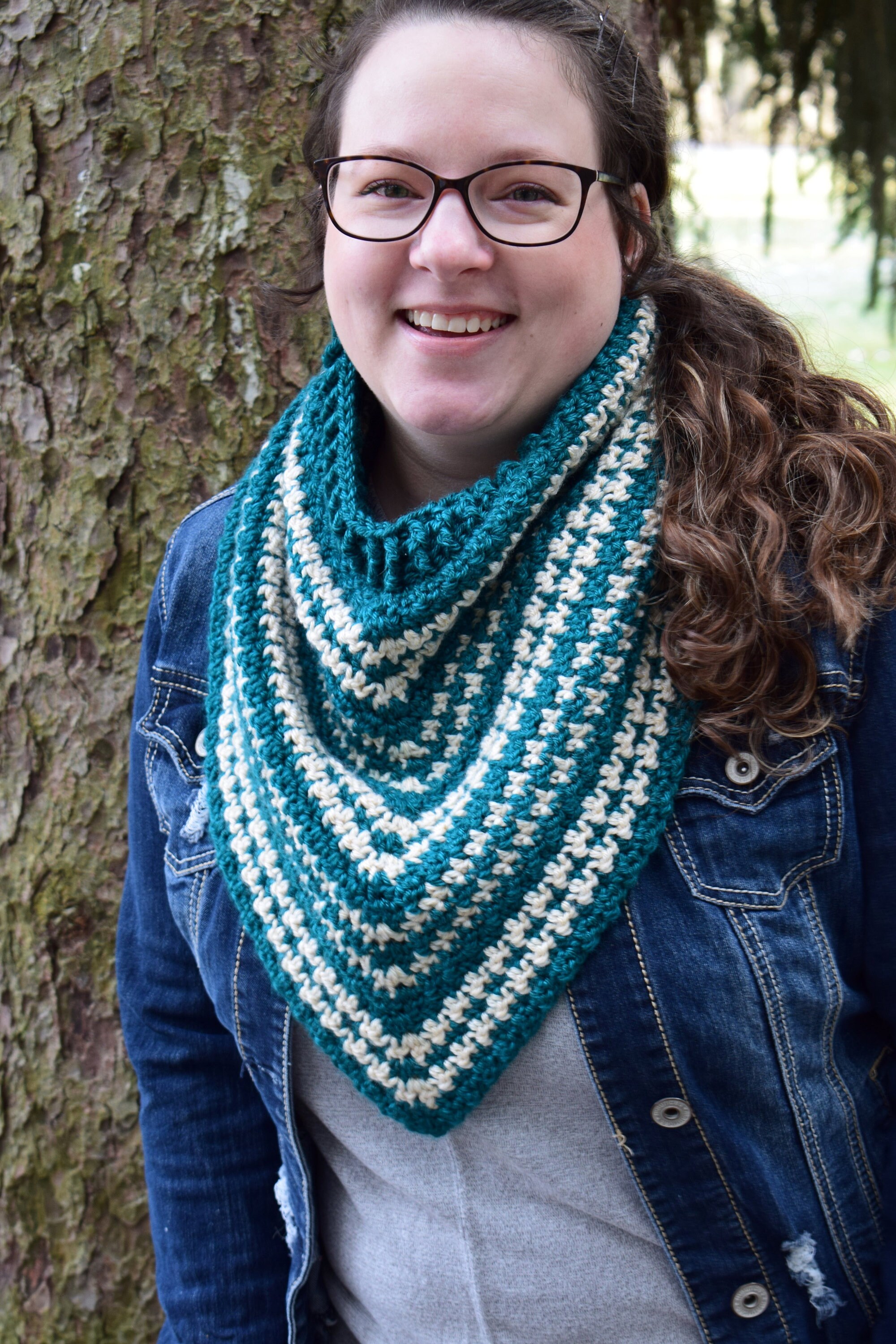 Morning Mist Cowl | PDF CROCHET PATTERN | Triangle Neckwarmer | Easy ...