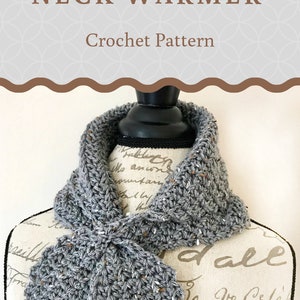 Keep Me Warm Neck Warmer//pdf CROCHET Pattern//cozy Bow Scarf//texture ...