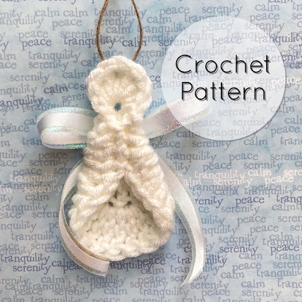 Angel Ornament Keepsake | Christmas Ornament | Infant Loss Awareness Keepsake | Easy & Quick Crochet Pattern | Holiday Crochet