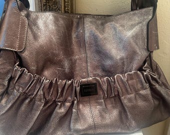 Bolso Burberry de piel metalizada
