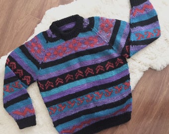 Fairisle sweater | Etsy