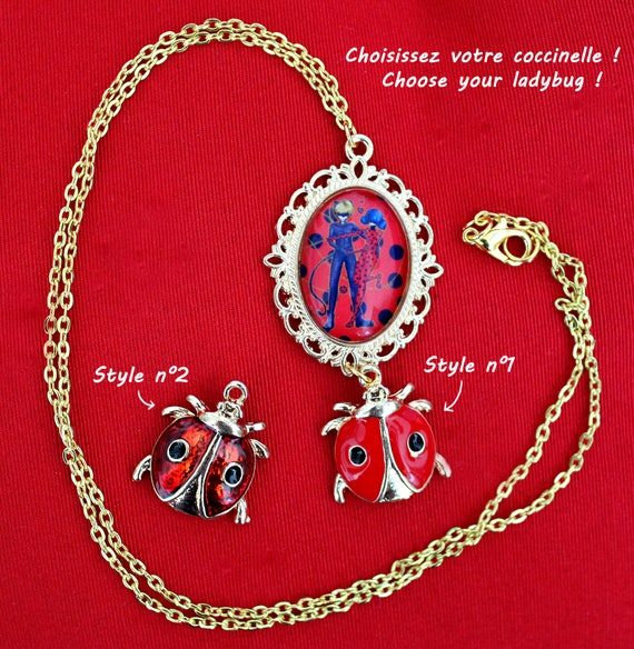 miraculous ladybug fox necklace