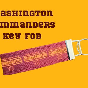 Washington Commanders Inspired Key Fob