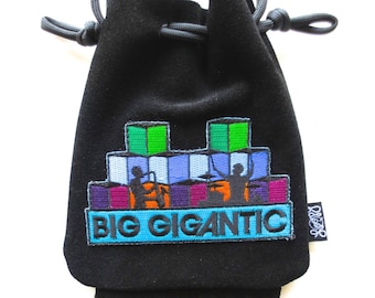Grande pochette gigantesque à franges en cuir suédé noir LoopyQ, édition limitée, sac banane, sac ceinture, mini sac à main, sacoche à bandoulière par BBD