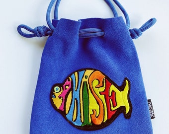 LoopyQ Blueberry Rainbow Phish médecine pochette/sac banane/cartable à bandoulière