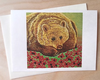 Bear-berry II: 5x7 Note Card