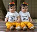 twin girl outfit, twin baby gift, boy girl, twin baby clothes, twin newborn, 2 bodysuits only 