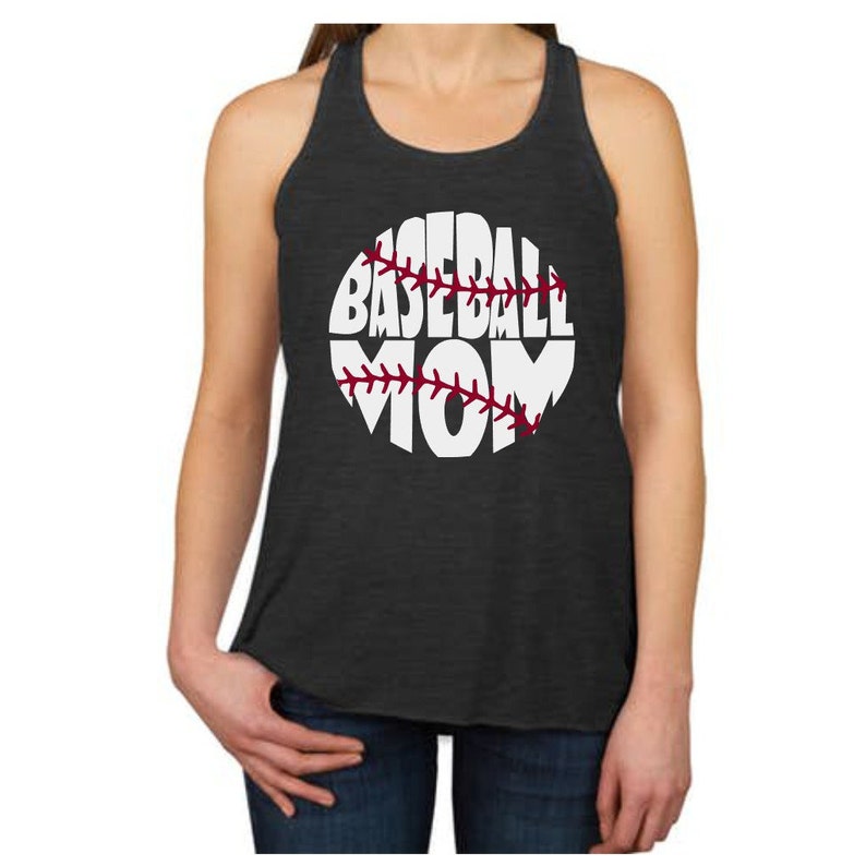 Baseball Mom Shirts Baseball Mom Tank Plus Size Baseball Etsy