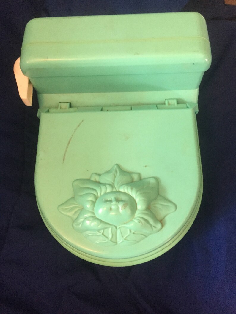 Vtg Cabbage Patch Kids Doll Potty Chair Toilet Train Image 0
