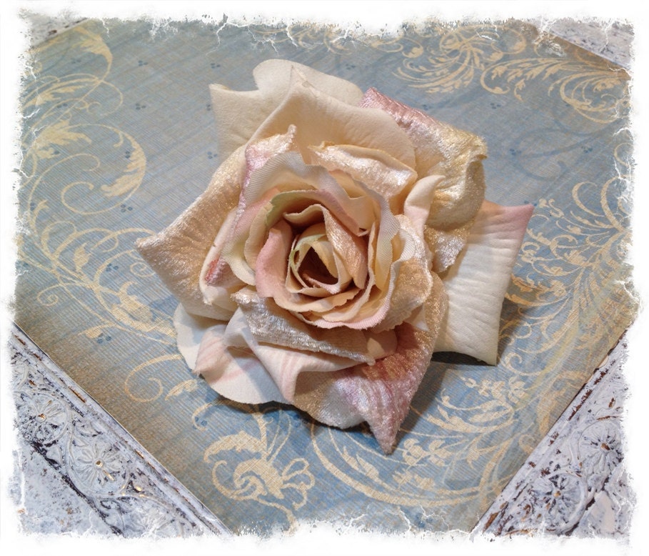 25 Rose Artificiali In Velluto Color Champagne – Fiori Di Seta Con Steli Per Decorazioni Fai Da Te - copertina