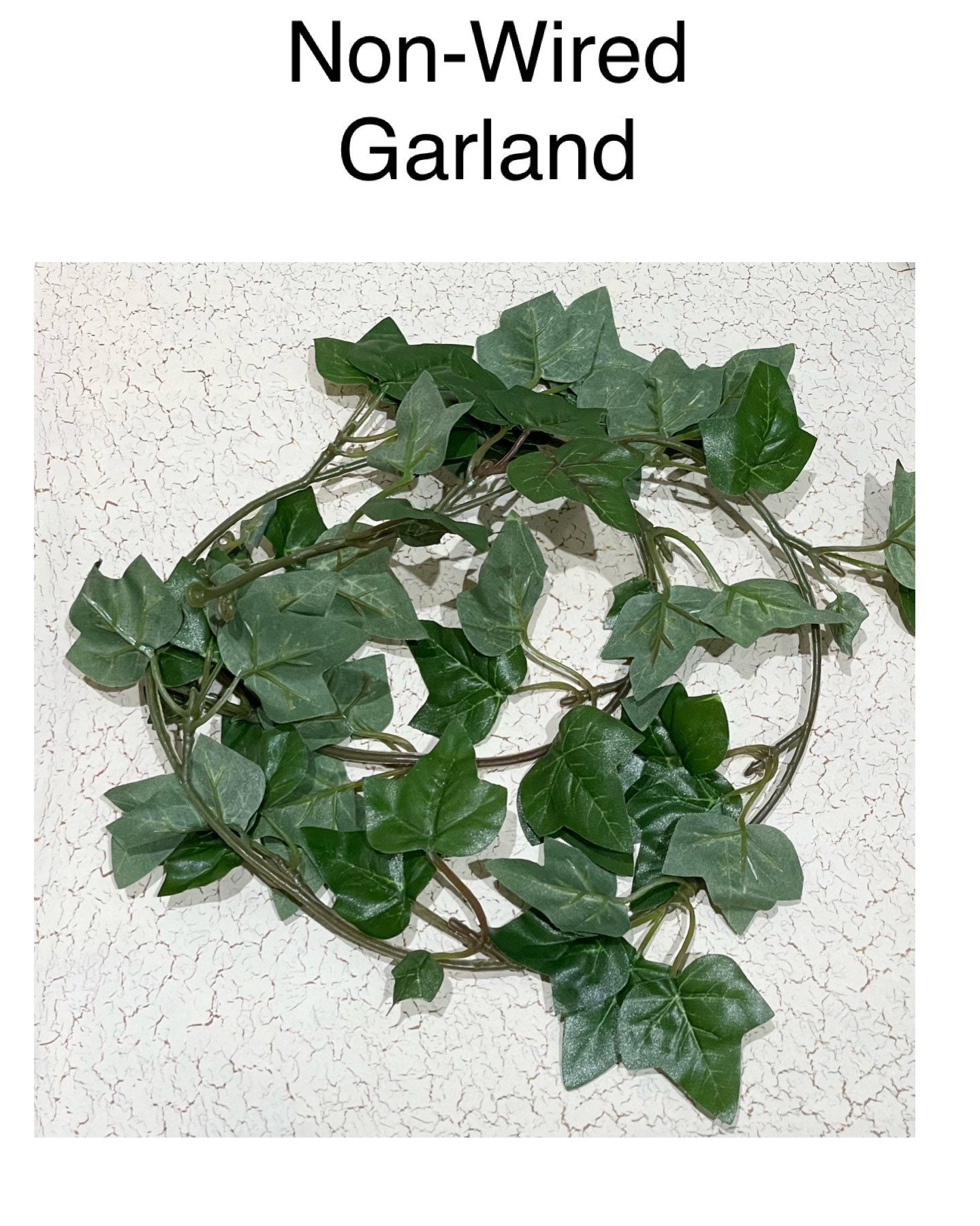 Fake Ivy Leaves, Set of 12 Artificial Greenery Garlands for