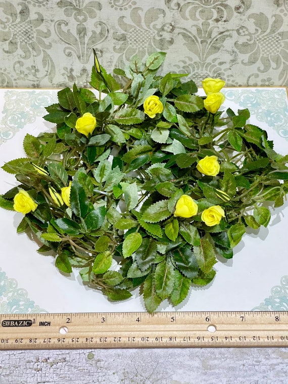 Artificial Rose Garland Wired Rose Garland Petite Rose Etsy