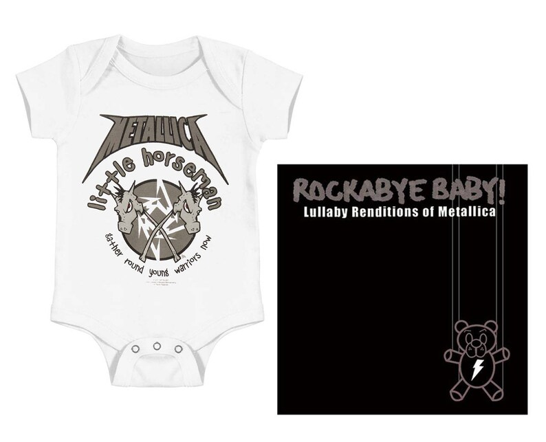 Metallica Crayon Baby Romper Shirt All Sizes New