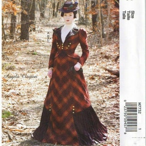 Historical Era Colonial Gown, Outlander Costume, Scottish Highland Dress, Sewing Pattern, Women Dress, Cosplay Revolution Dress, Reenactment