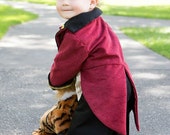 Ring Master Jacket, Circus Ring Leader, Photo Prop Kids, Toddler, Child Tuxedo Costume, First Birthday, Smash Cake, Baby Boy Washable Tuxedo