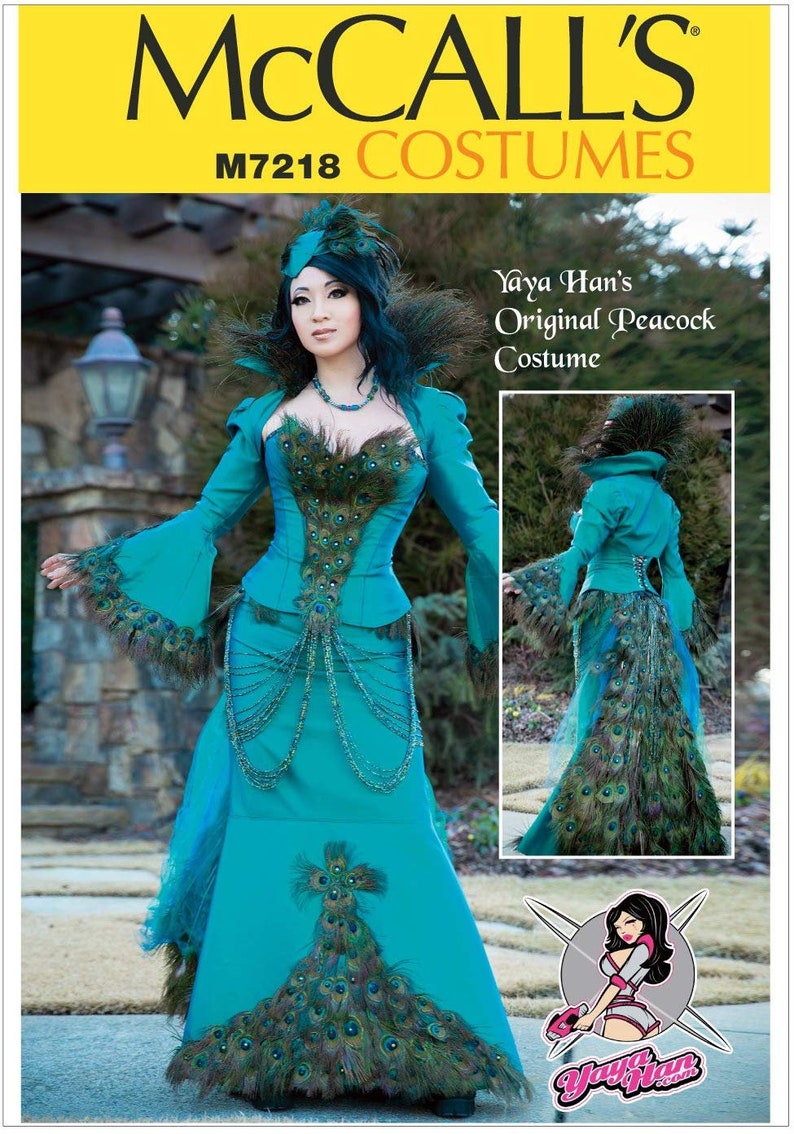 Peacock Yaya Han Victorian Gown Costume Sewing Pattern | Etsy