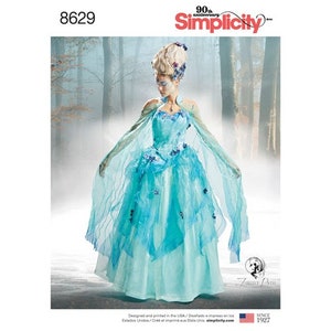Fairy Queen Gown, Woman Princess Dress, Comic Con Cape, Corset Skirt, Girl Nymph Fantasy, Costume Sewing Pattern, Fairy Cape, Woodland Fairy