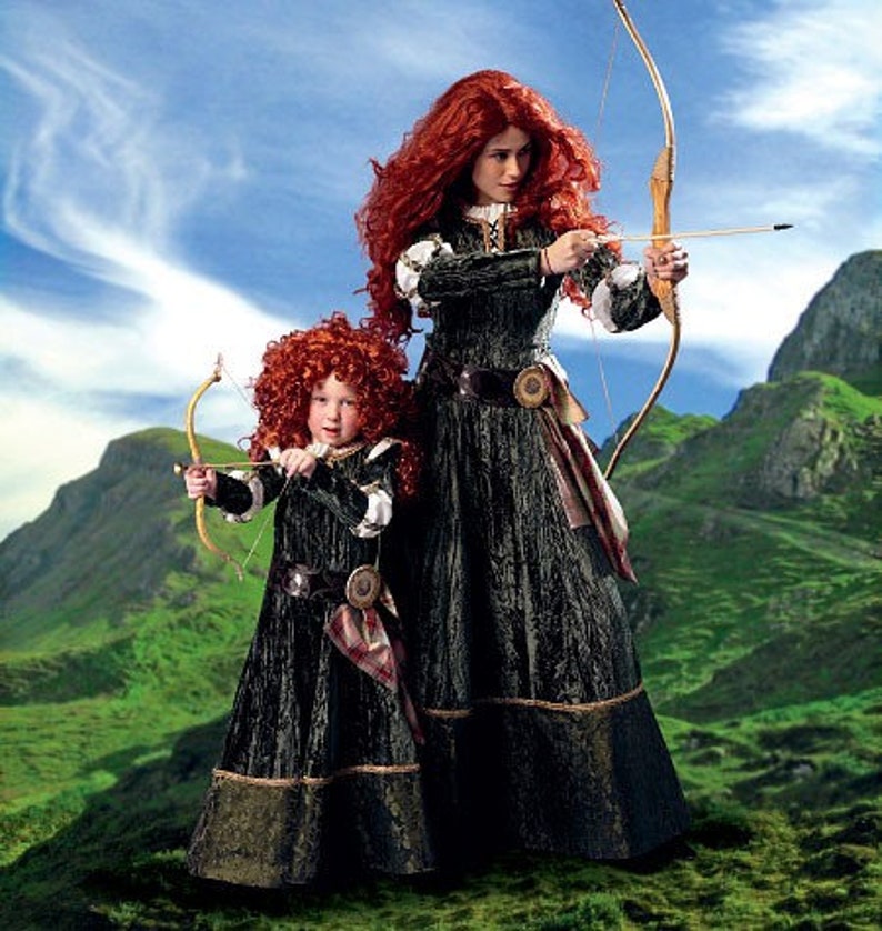 brave merida meets the witch