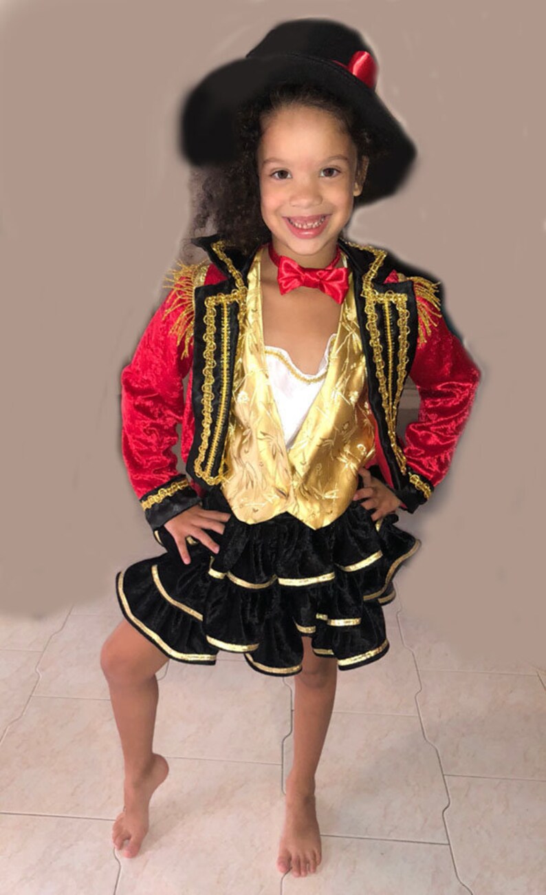 RingMaster Girl Costume Greatest Showman Circus Ring Leader Etsy