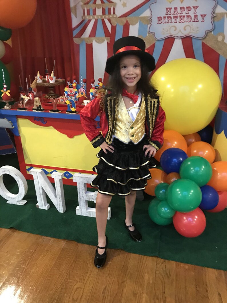 RingMaster Girl Costume Greatest Showman Circus Ring Leader Etsy
