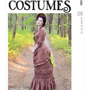 Steampunk Walking Skirt, Civil War Ruffled Skirt, Cosplay Dance Hall Girl, Western Style, Girl Festival Fantasy, Old Century Lady Historical