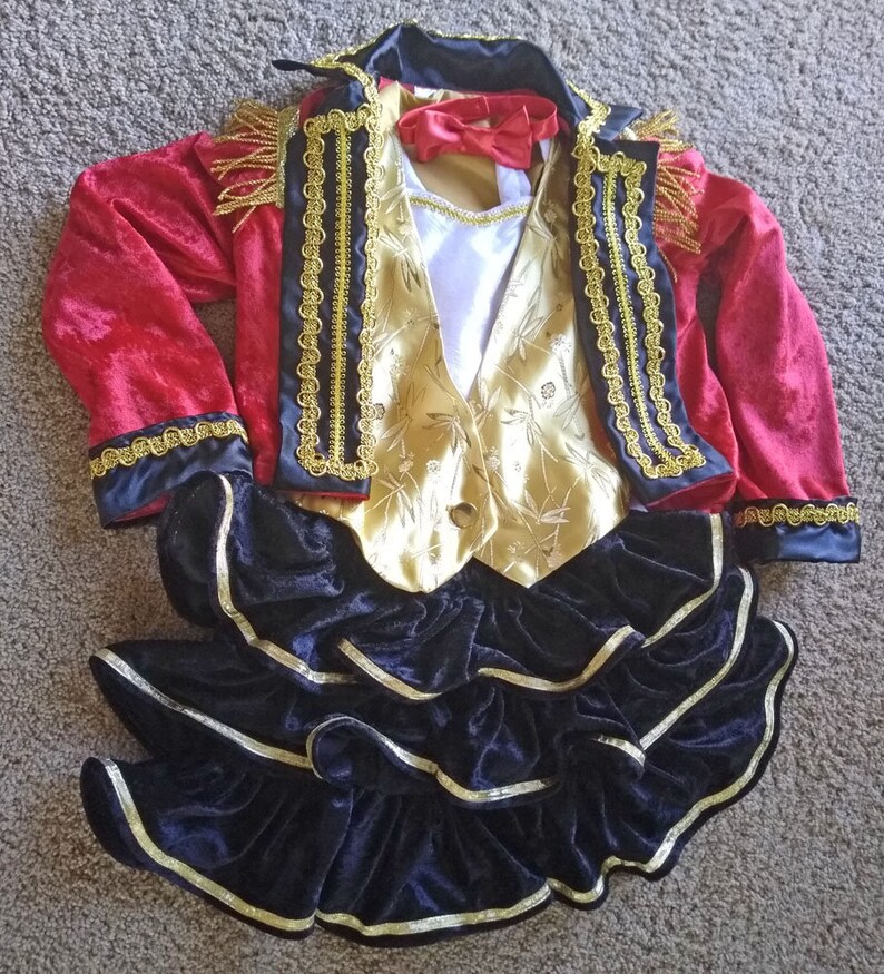 RingMaster Girl Costume Greatest Showman Circus Ring Leader Etsy