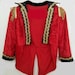 Circus RingMaster Jacket, Pageant Dance Costume, PhotoProp Coat, Birthday Gift, Carnival Tuxedo Cosplay, Birthday , Girl Vintage Lion Tamer