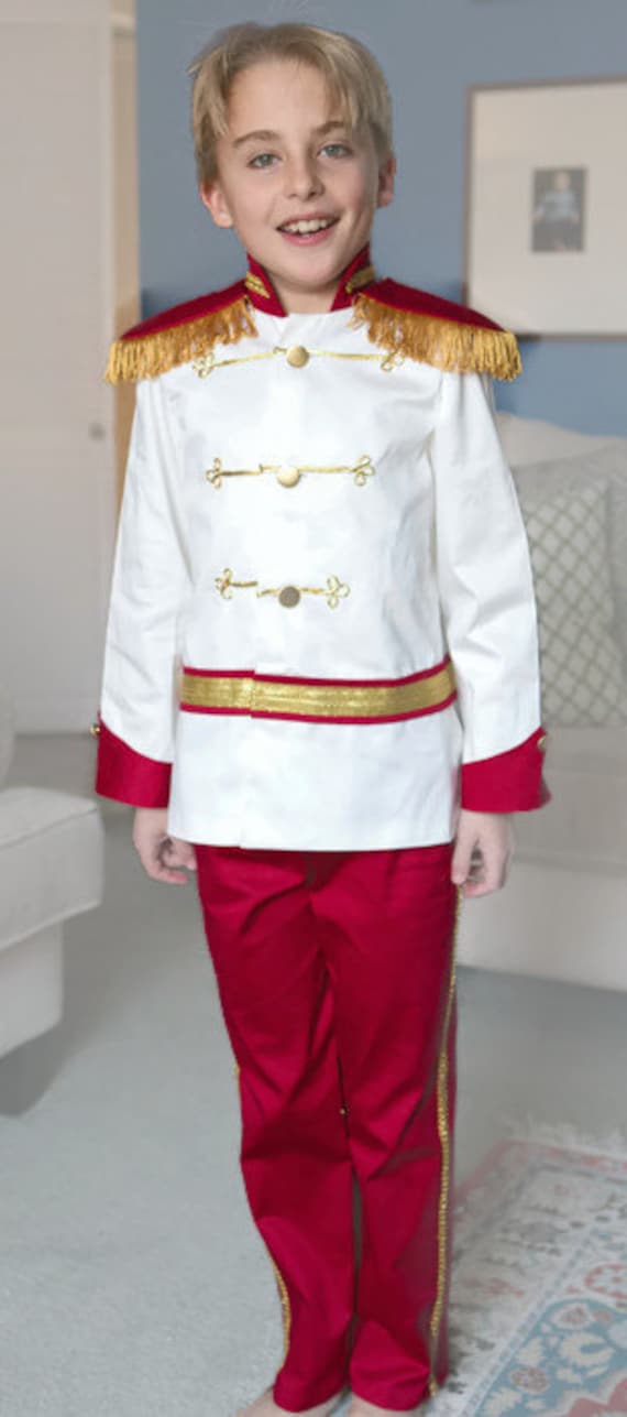 Prince Charming Youth Costume Boy Royal Outfit Child Etsy