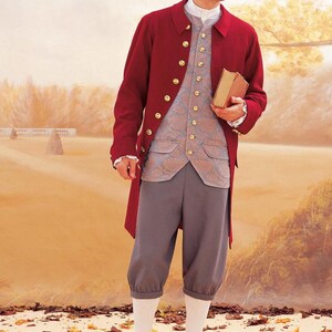 Alexander Hamilton Sewing Pattern, Military Costume, Historical Cosplay ...