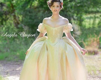 Outlander Dress, Historical Era, Fantasy Gown, Highland Sew Pattern, Quinceanera Ball Gown, Medieval Pleated Skirt, Cosplay Revolution Dress