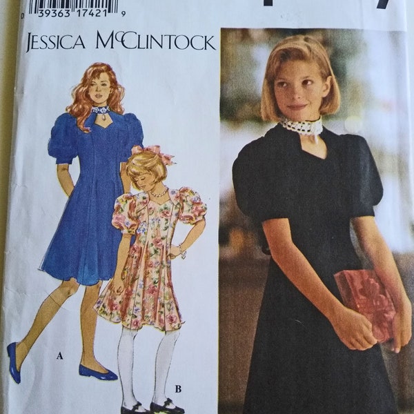 Girls' Vintage Dress, Holiday Fashion, Sewing Pattern, Winter Girl School, Princess Style, Her Fashion Outfit, Summer Clothes, Child School