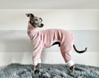 Italian Greyhound. Pink Jammies. Onesies. PJ for IG. Winter pj for IG