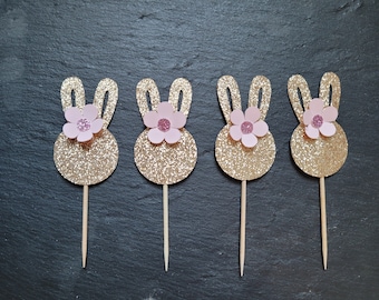 Some Bunny is ONE Cupcake Toppers for Bunny Birthday Party Cupcake Toppers First Birthday Cupcake Topper for Some Bunny is two Party Easter