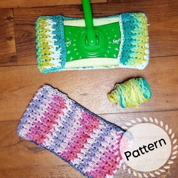 Crochet Swiffer Cover Pattern Digital Download Crochet Pattern Crochet Swifter Cover Pattern Washable Mop Pad Pattern Wet Jet Cover Pattern