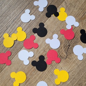 Confettis de fête d'anniversaire Mickey Mouse Oh Twodles Deuxième fête Décoration Mickey Mouse Clubhouse Mickey Mouse