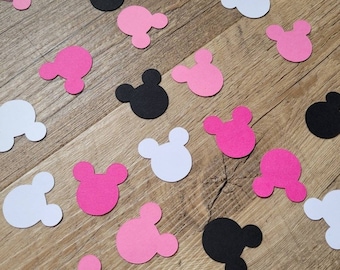 Minnie Mouse Birthday Party Confetti for Oh Twodles birthday Toodles Party Minnie Mouse Party Second Birthday Confetti Minnie Mouse Ears