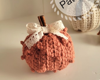 Crochet Nubby Pumpkin Pattern for Fall Nubby Pumpkin Pattern Rustic Pumpkin Pattern Bulky Crochet Pumpkin Pattern Beginner Friendly Pattern