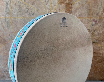 35cm/14in Sea Drum - Peace Doves - Sea Sound Wave Meditation Drum - Θαλασσοτύπμανο by KleoDrums