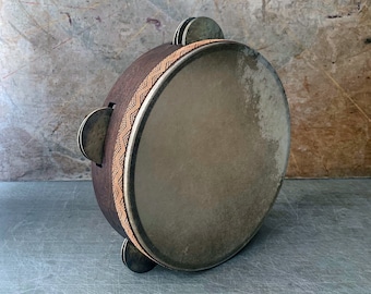 Custom 9in Tambourine with HeavyHammered Bronze Zills by KleoDrums