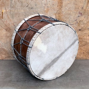 14in/35cm Daoulaki ΝΤΑΟΥΛΑΚΙ ΤΟΥΜΠΙ ΤΟΥΜΠΑΚΙ - Small Daouli Davul Tapan Rope Drum - Κρητικό Νησιώτικο - by KleoDrums